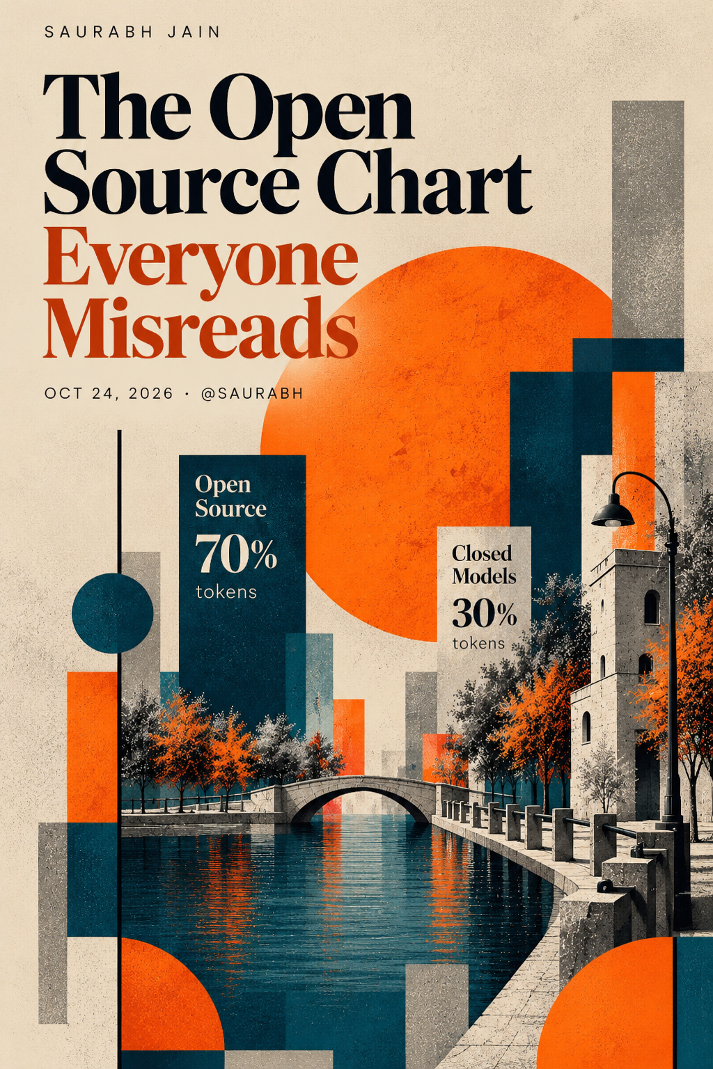 The Open Source Chart Everyone Misreads — illustrated cover